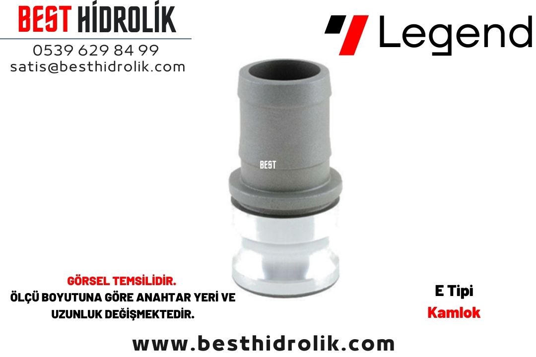 4” E Tipi Alimünyum Kamlok